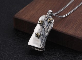 S925 Pure Silver Jewelry Men's Pendant Thai Silver Personalized Retro Charm Pendant S925 Pure Silver Jewelry Men's Pendant Thai Silver Personalized Retro Charm Pendant
